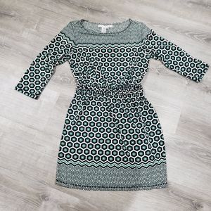 Max Studio Travel Dress Geometric Print Dress